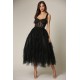 MAXI VESTIDO LUA TULLE NEGRO