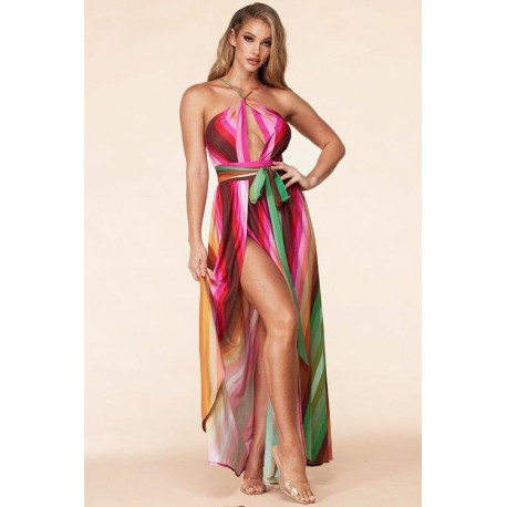 MAXI VESTIDO LUX MULTICOLOR