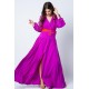 MAXI VESTIDO MADI VIOLETA/NARANJA
