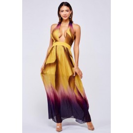 MAXI VESTIDO SUN MOSTAZA