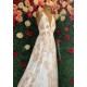 MAXI VESTIDO TULLE BLANCO FLORAL.
