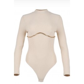 PANTIBLUSA BEIGE CADENAS