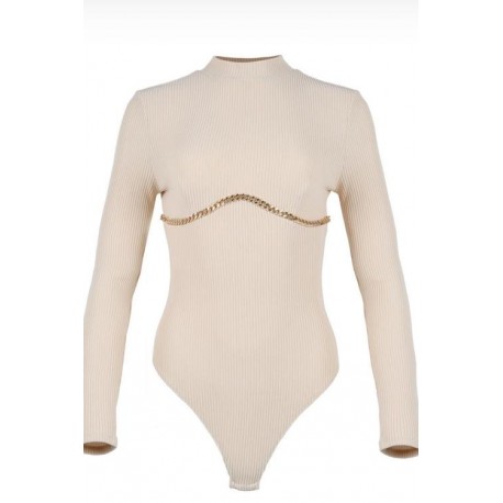 PANTIBLUSA BEIGE CADENAS