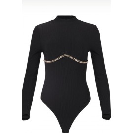 PANTIBLUSA NEGRA CADENAS