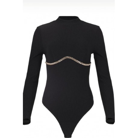 PANTIBLUSA NEGRA CADENAS