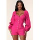 ROMPER HOT PINK