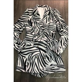 ROMPER-BLAZZER ZEBRA