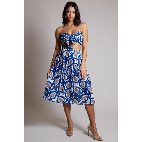 SET DALIA HOJAS AZUL