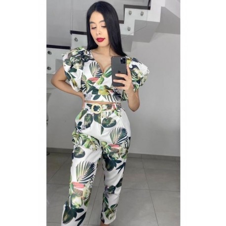 SET FLORAL LUCIA PANTALÓN