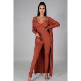 SET JUMPSUIT RINA TERRACOTA