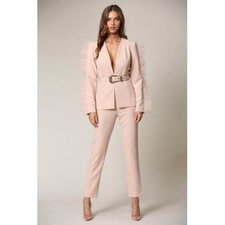 SET TRAJE FRIDA TULLE ROSA.