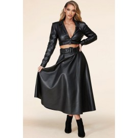 SET TRINITY NEGRO FAUX