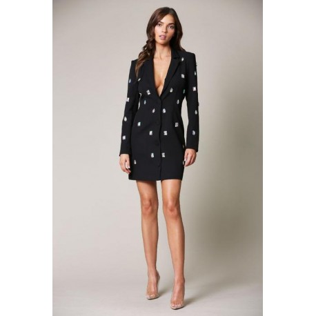 VESTIDO BLAZZER NEGRO DIAMONDS