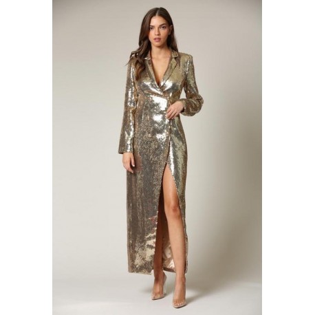 VESTIDO GWENDOLINE DORADO