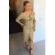 VESTIDO MIDI YAMILETH KHAKI