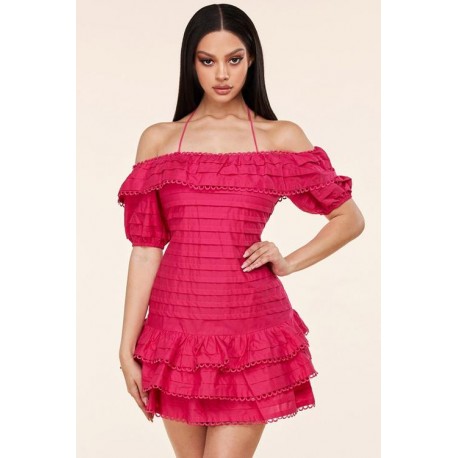 VESTIDO PARIS FUCHSIA