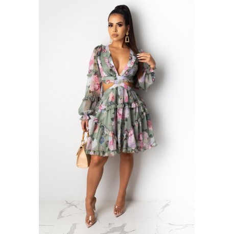 VESTIDO PARIS GARDEN PASTEL